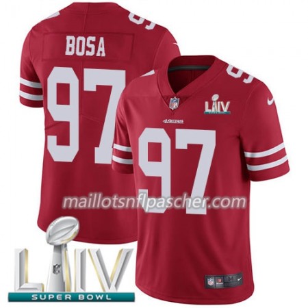 Maillot San Francisco 49ers Nick Bosa 97 Nike Rouge 2020 Super Bowl LIV - Homme